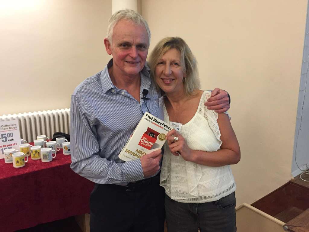 Prof Steve Peters and Denise Chilton